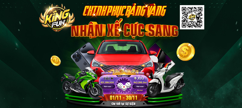 kingfun tặng thưởng